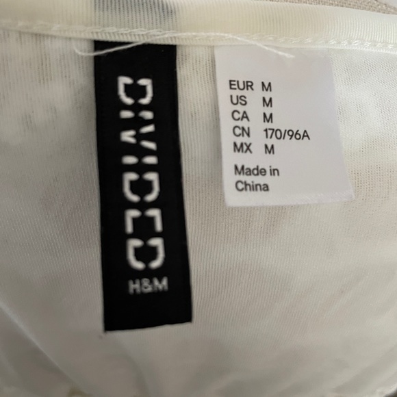 H&M Divided Med Crochet Lace Dress Adjustable - Picture 3 of 5